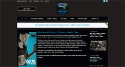 Desktop Screenshot of elementfitnesskc.com